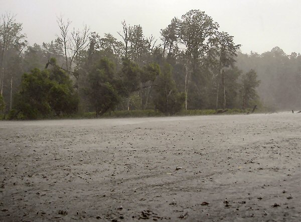 Raining on Bull Run