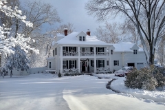 One of the bigger, older houses in the neighborhood.