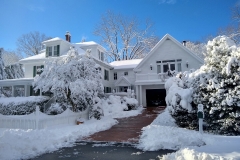 One of the bigger, older houses in the neighborhood.